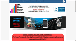 Desktop Screenshot of cellphonerepairmasters.com
